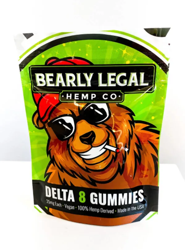 Bearly Legal Delta 8 THC Sour Gummy Bears