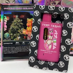 Terp Tanks 2G Disposable Bubble Gum Gelato (Indica) – Live Resin